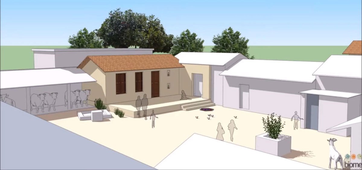 Brown with blue is green