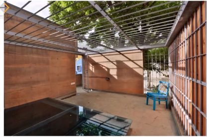 Brown with blue is green