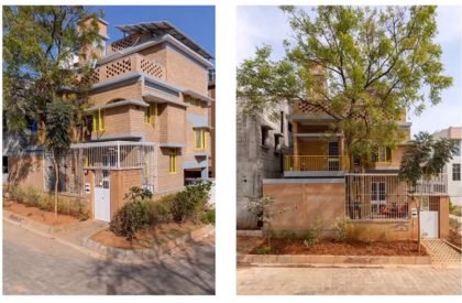 Brown with blue is green