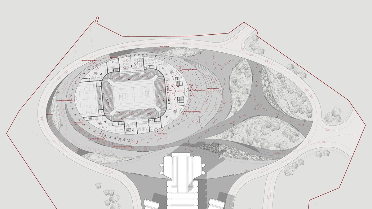 Prishtina Sports Hall | ENOTA Architects + OUD Architecture