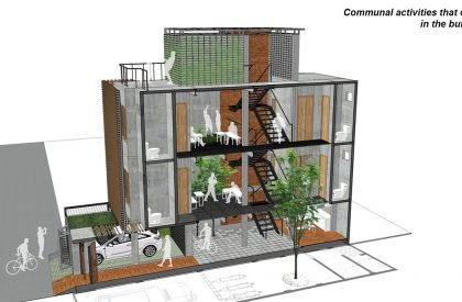 Permeable Junction Boarding House | Andyrahman Architect