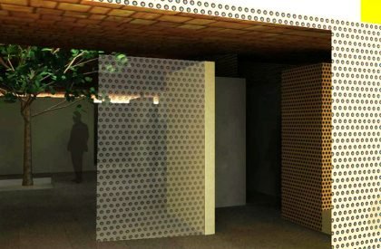 Toilet in a Courtyard | RC Architects