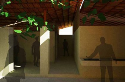 Toilet in a Courtyard | RC Architects