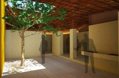 Toilet in a Courtyard | RC Architects