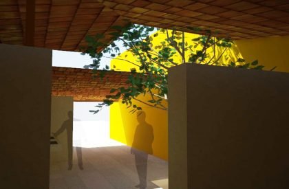 Toilet in a Courtyard | RC Architects
