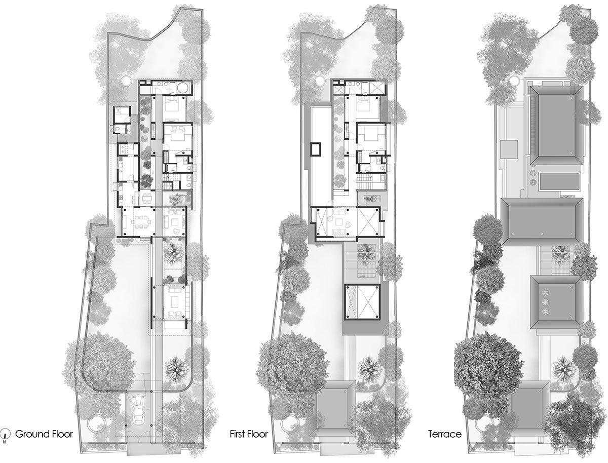 The Floating Parasol House | LIJO.RENY.architects