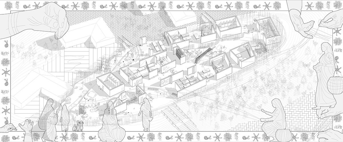 Weaving Memories: Integrating Craft & Architecture For the Weaver's Community at Cox's Bazar, Bangladesh | Masters Design Project on Community Development