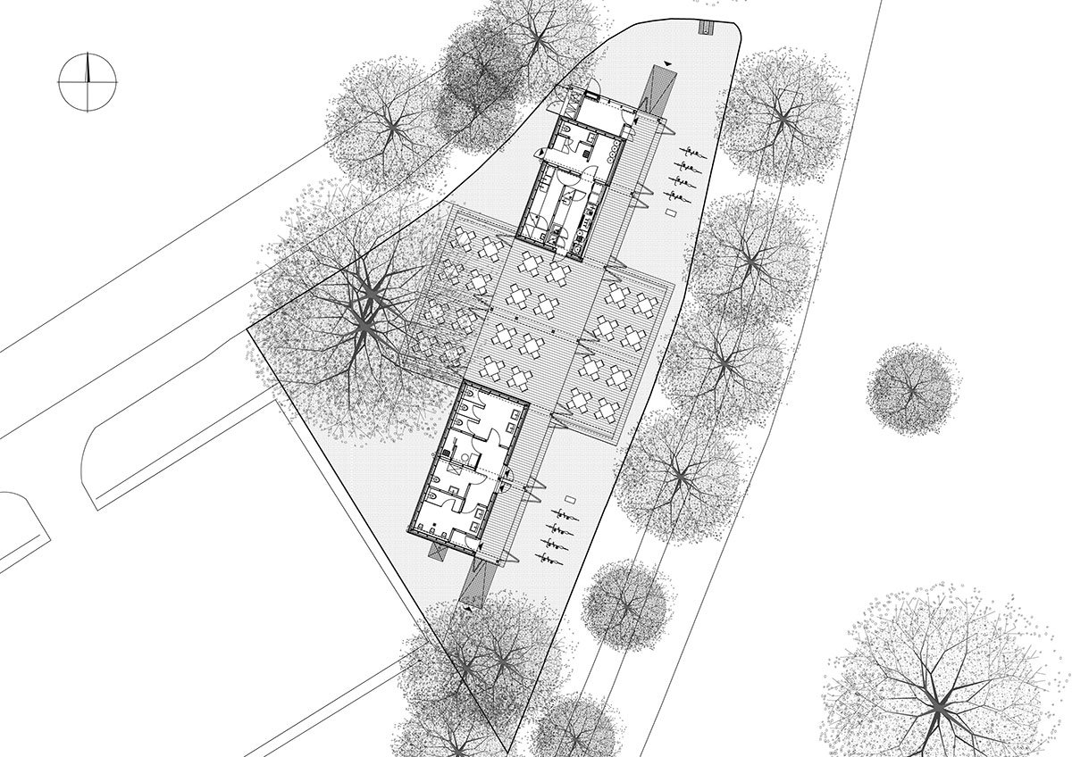 Visitor Facilities “U Prutu” by the City Reservoir | Prokš Přikryl Architekti