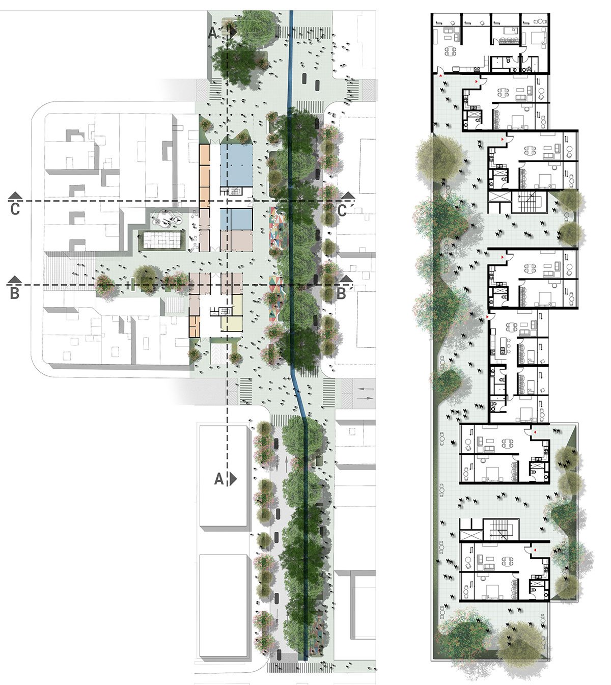 Jardines Residential Building: A Sustainable and Multifunctional Housing Project in Medellín's Sevilla Neighborhood | Bachelors Design Project