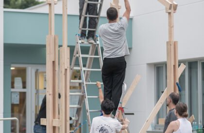 Alpendre, Wood design and construction workshop | CESUGA School of Architecture + Erazo Pugliese