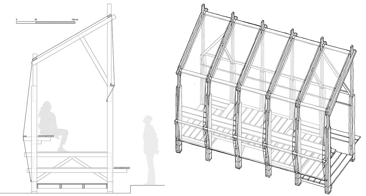 Alpendre, Wood design and construction workshop | CESUGA School of Architecture + Erazo Pugliese