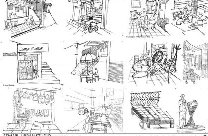 SEDA – Urban Design Studio – Exercise-1…Study of ‘bazaars’…experiential mapping