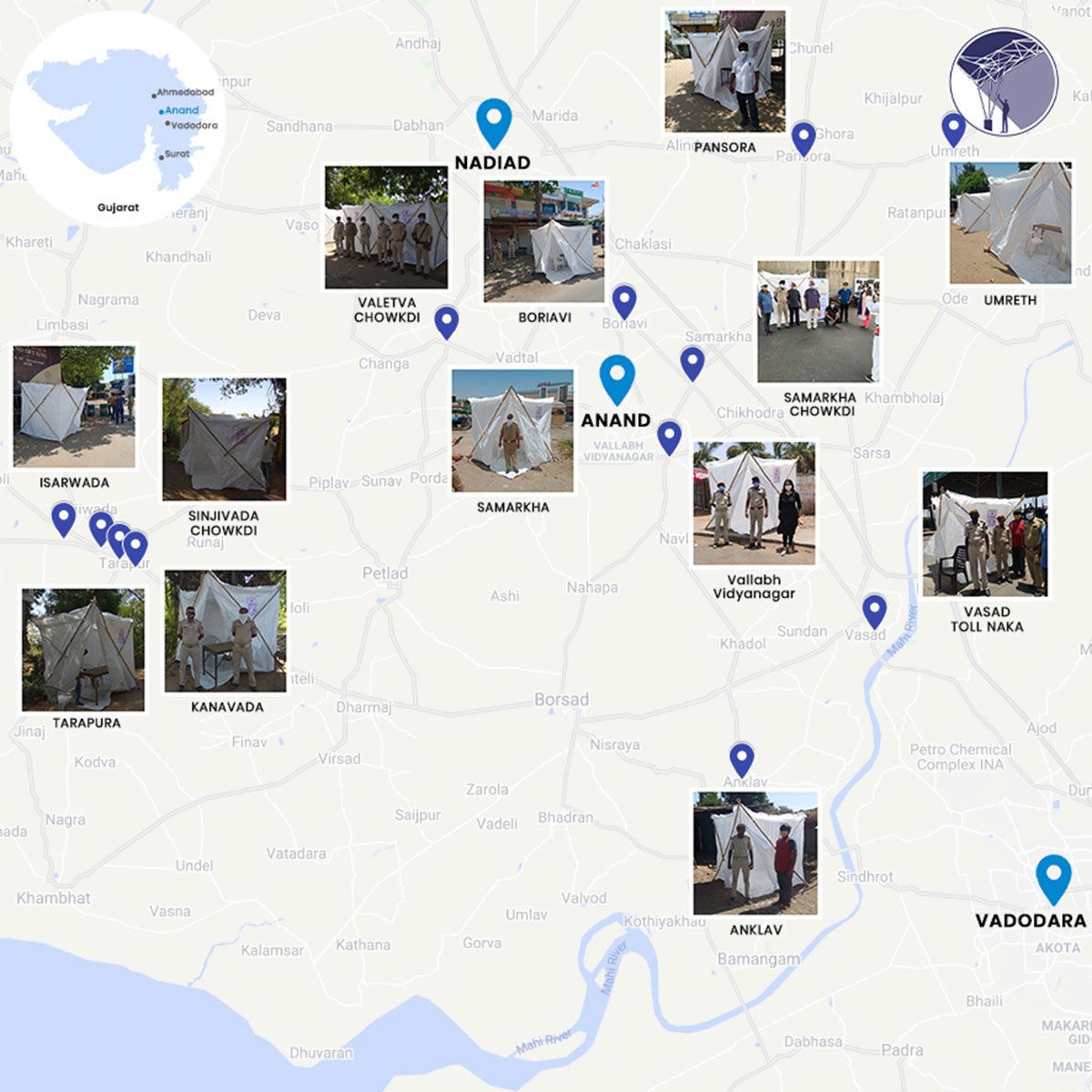 Architects & Designers at COVID-19 frontline : Isolation Cells developed by CHHAT, an architecture students initiative