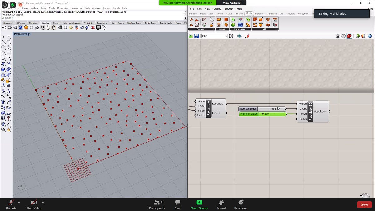 Day 3 | Introduction to Grasshopper: Excersize 2