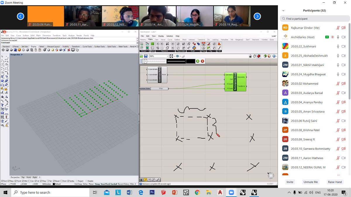 Day 3 | to Grasshopper: Excersize 1