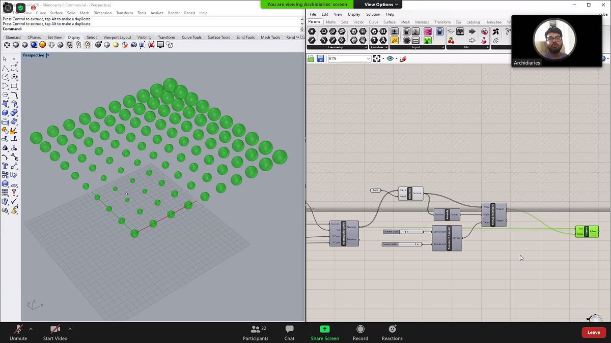 Day 3 | to Grasshopper: Excersize 1