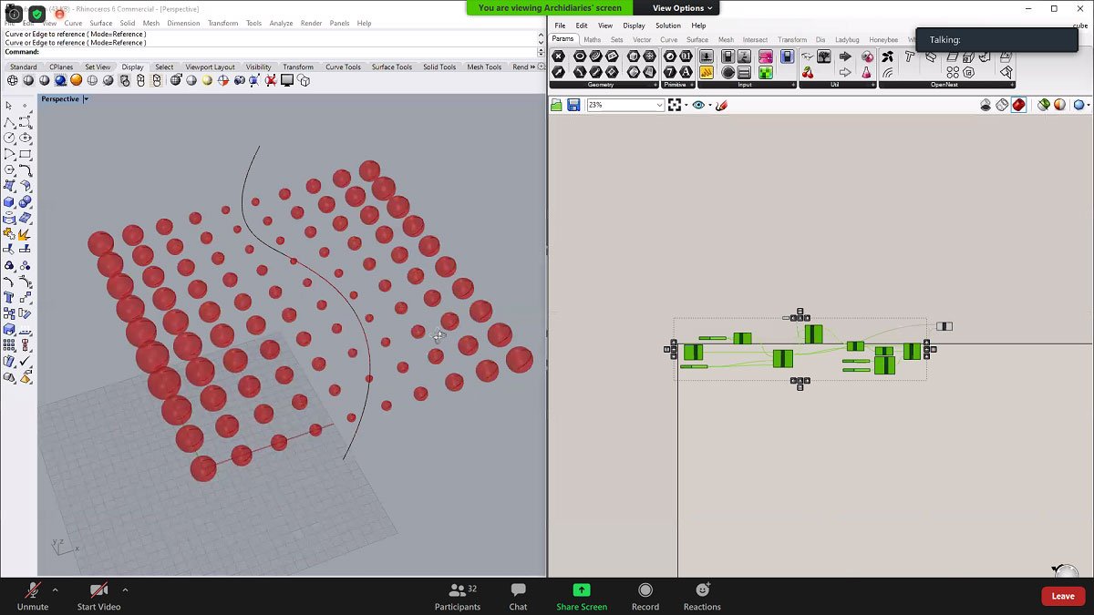 Day 3 | to Grasshopper: Excersize 1