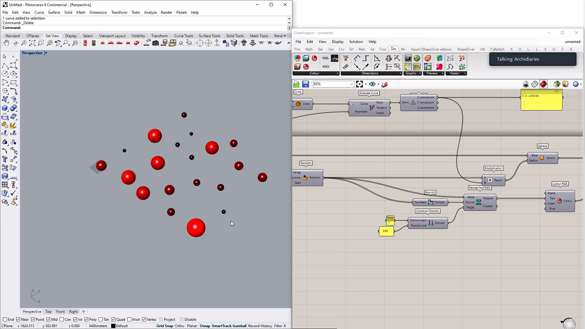 Day 11 | Learn to animate in grasshopper: Task 1, 2 & 3