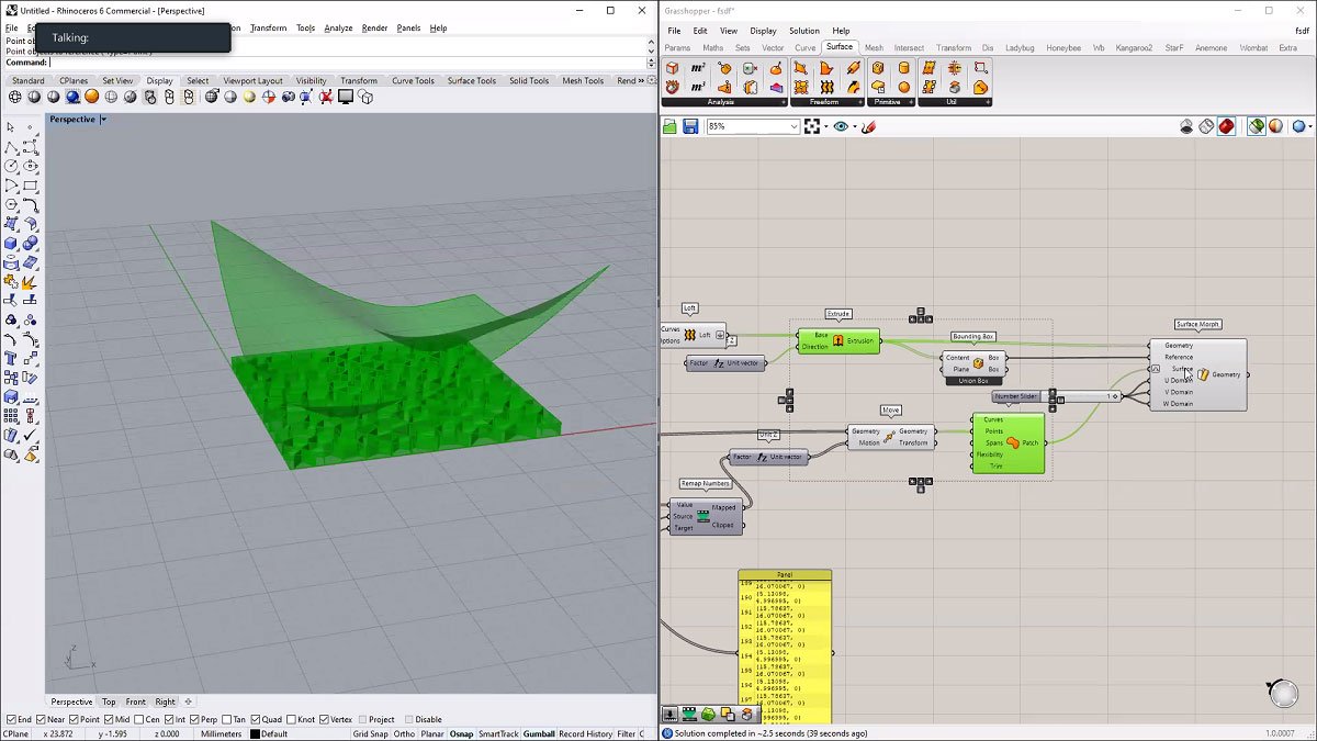 Day 5 | Learning more about Grasshopper, Task 4 & 5