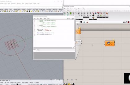Day 7| GhPython scripting in grasshopper: Task 1,2,3