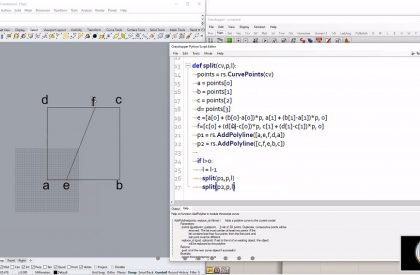 Day 7| GhPython scripting in grasshopper: Task 1,2,3