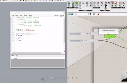 Day 7| GhPython scripting in grasshopper: Task 1,2,3