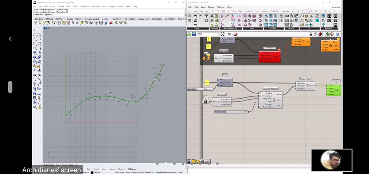 Day 9 | Linear Regression in grasshopper, K-Means Clustering in grasshopper: Task 1, 2