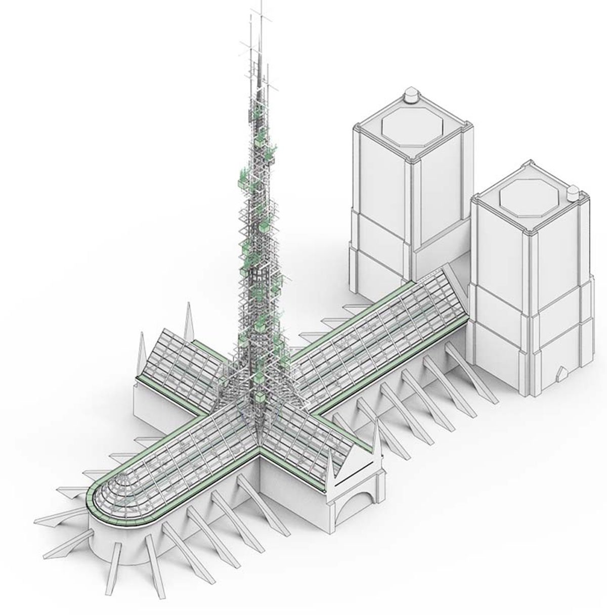 Honorary mention | Rethinking Notredame | The Red Studio