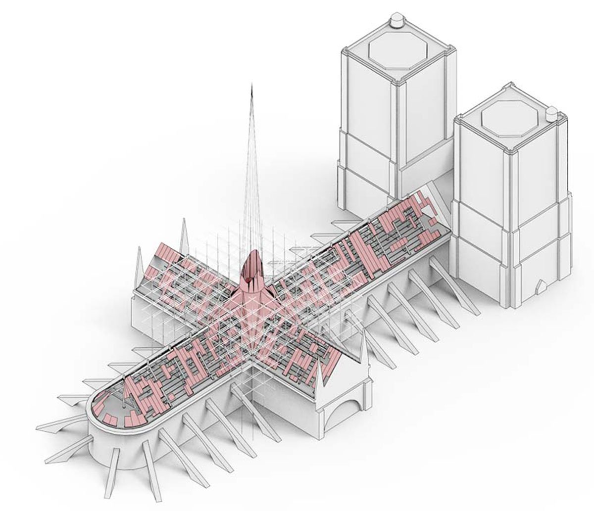 Honorary mention | Rethinking Notredame | The Red Studio