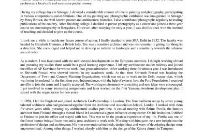 Architectural Voices of India