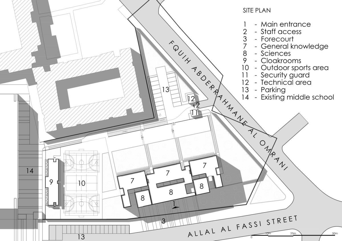 Concrete phrontistery | Tarik Zoubdi Architecte & Mounir Benchekroun Architect