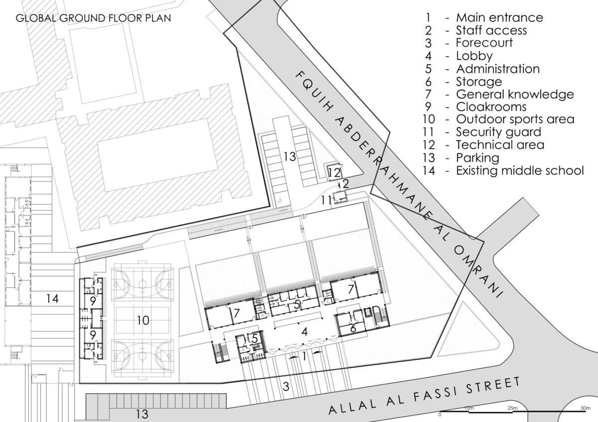Concrete phrontistery | Tarik Zoubdi Architecte & Mounir Benchekroun Architect