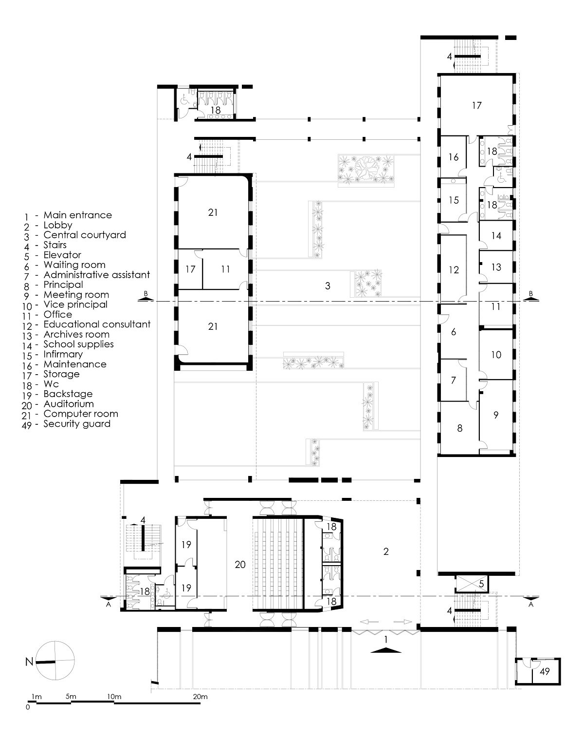 Wall of knowledge | Tarik Zoubdi Architecte + Moubir Benchekroun Architect