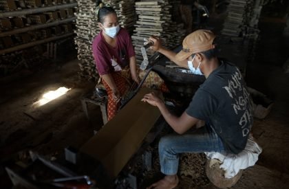 Trapezioma (Trapezoidal Brick + Omah (house)) | Andyrahman Architect