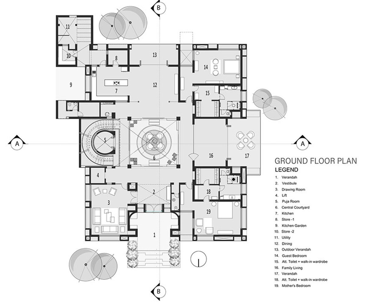 The Courtyard House | Associated Architects Pvt. Ltd.