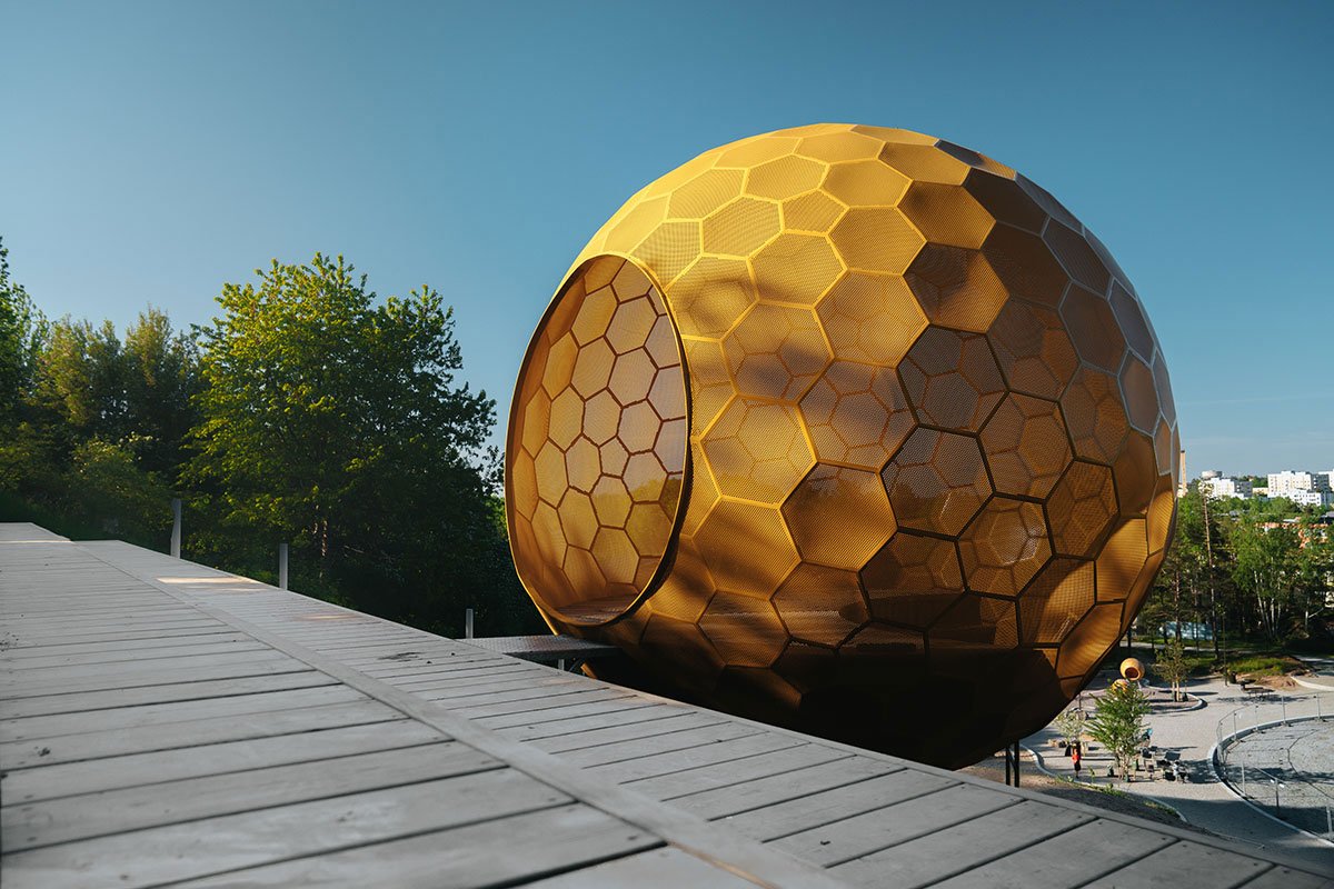 Vårbergstoppen Playground Spheres | AndrénFogelström