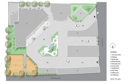 Hotel fountain | Associated Architects Pvt. Ltd.