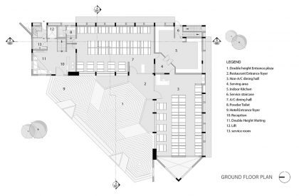 Hotel fountain | Associated Architects Pvt. Ltd.