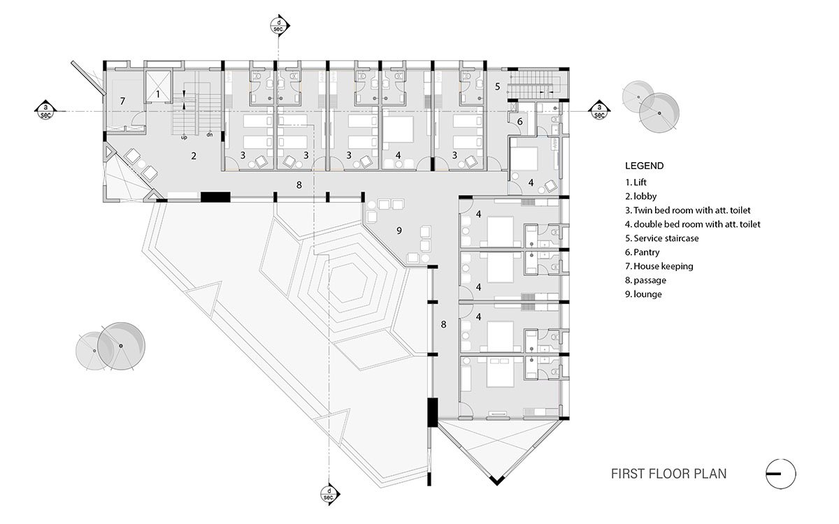 Hotel fountain | Associated Architects Pvt. Ltd.