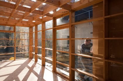 Studio above the river | HAMR Huť Architektury Martin Rajniš