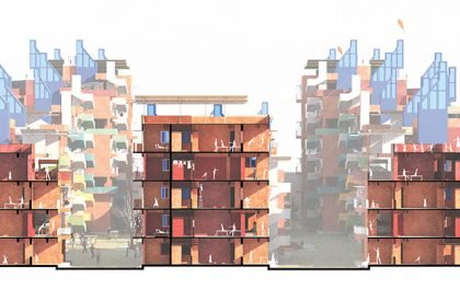 LIVING STREETS : Making Flexible Dwelling Spaces | Urban Housing as Product of Types, Density & Systems