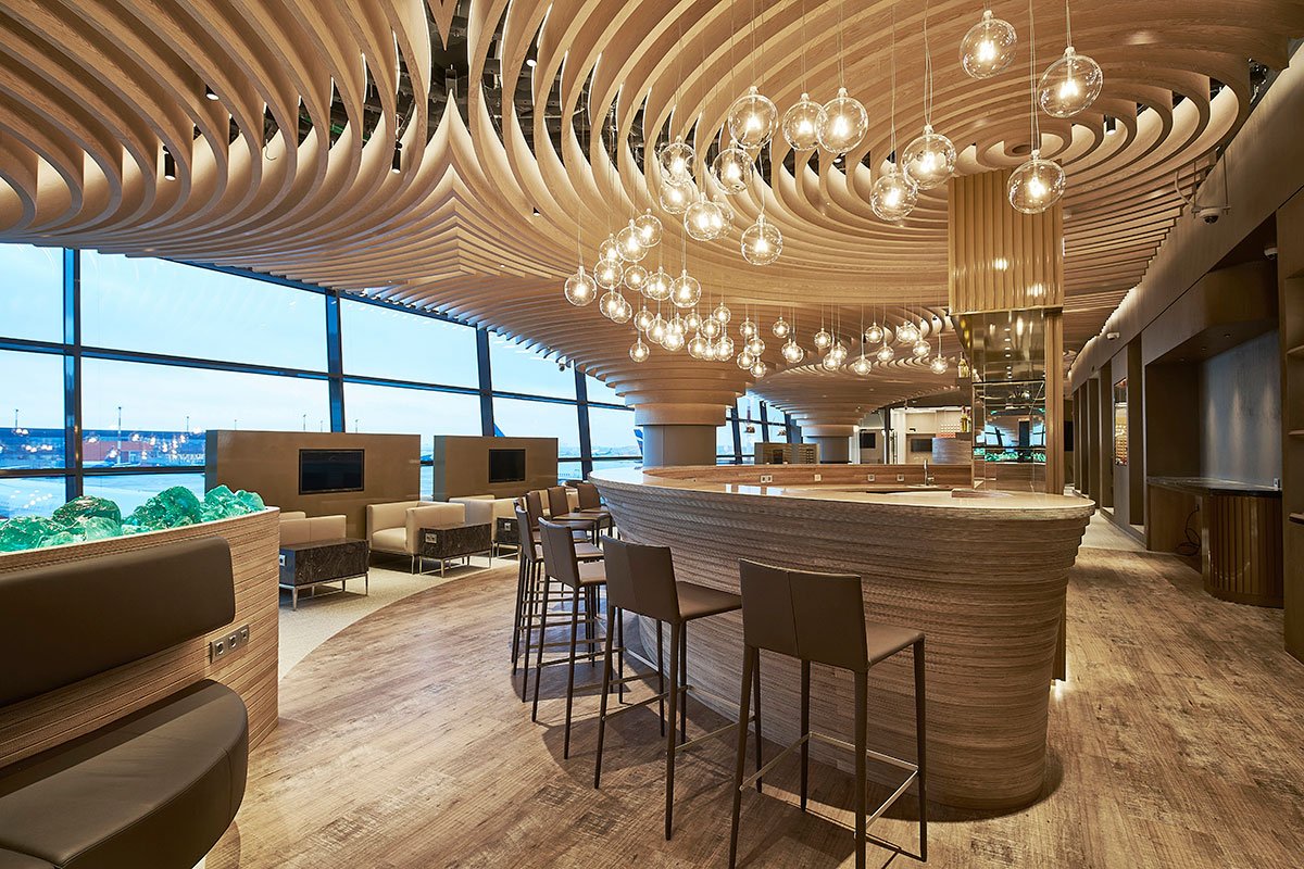 El Lissitzky Business lounge | M+R Interior Architecture