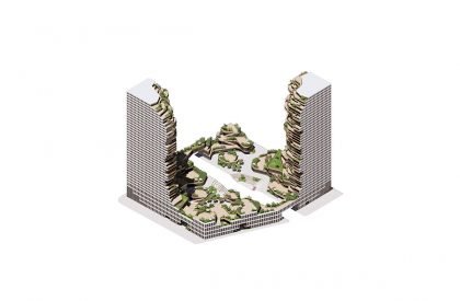 A green haven among skyscrapers: MVRDV wins competition to design nature-inspired Oasis Towers in Nanjing