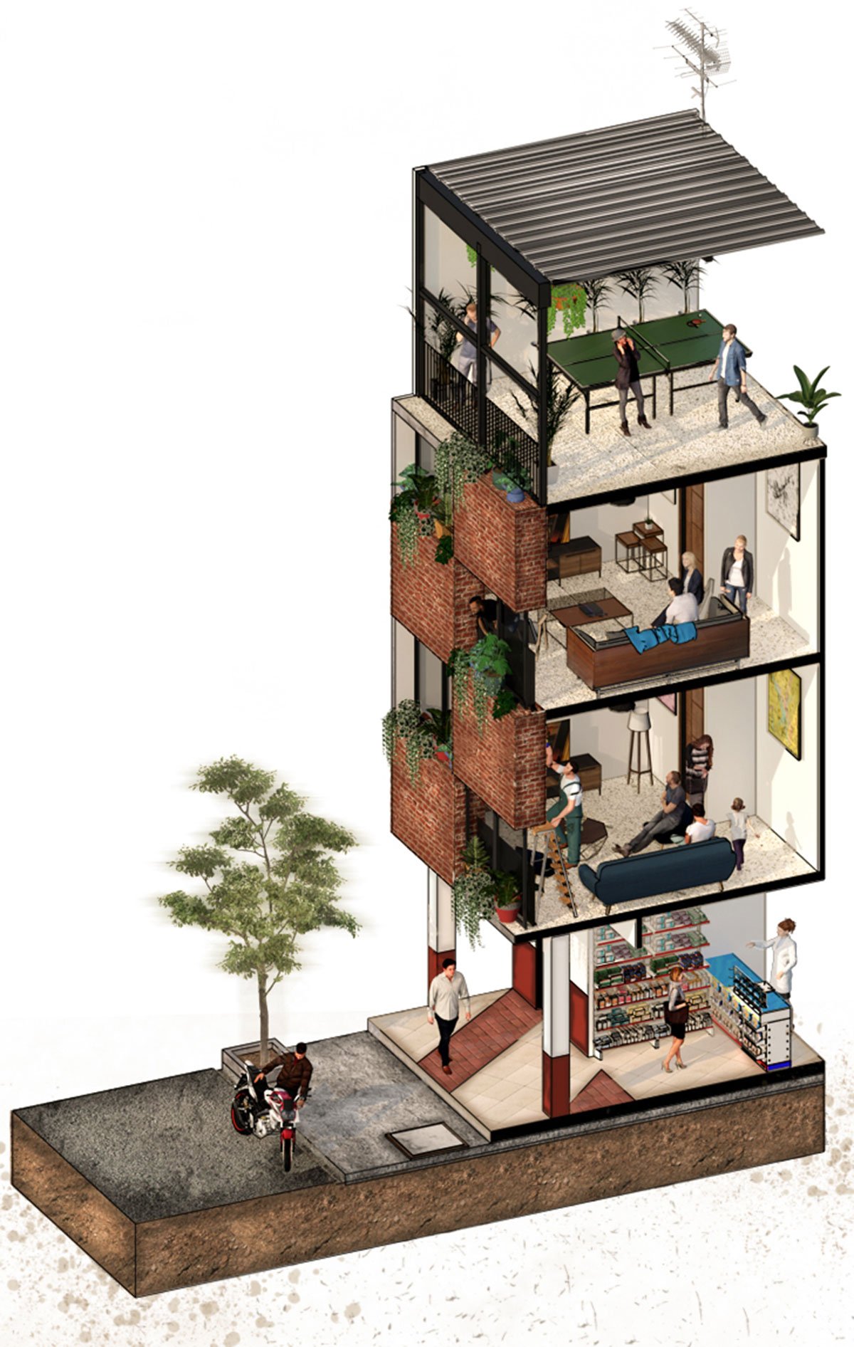 Operacion Entre Medianeras | Natura Futura Arquitectos