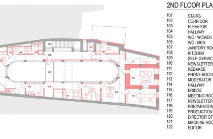 Conversion of Furniture House into Czech Radio Olomouc | Atelier 38