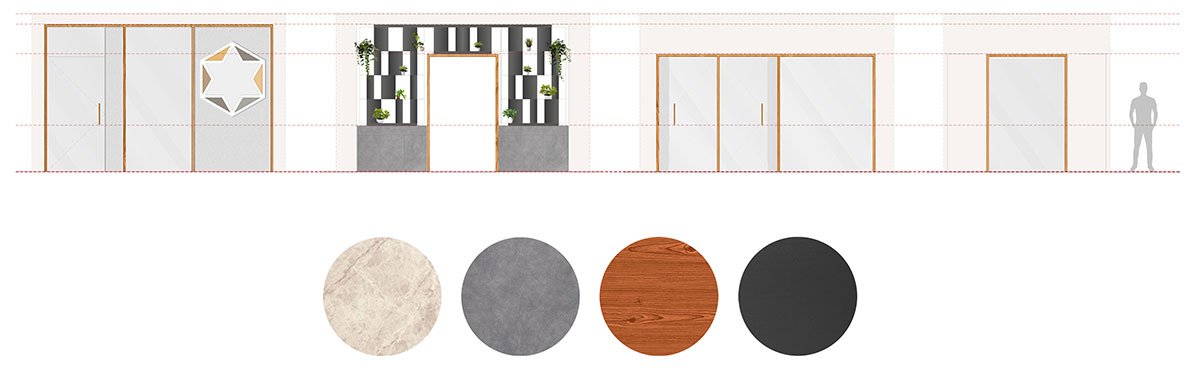 Office with Four Screens | ARPA Design + Dhulia Architecture Design Studio