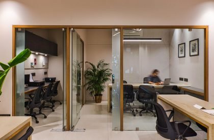 Office with Four Screens | ARPA Design + Dhulia Architecture Design Studio