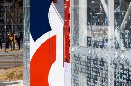 Glowing Bicycle station in Bergamo | Studio Capitanio Architetti