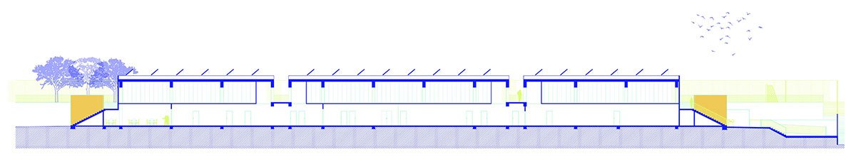 Grandstand Building - Training Complex of the Municipal Stadium in Aveiro | SUMMARY