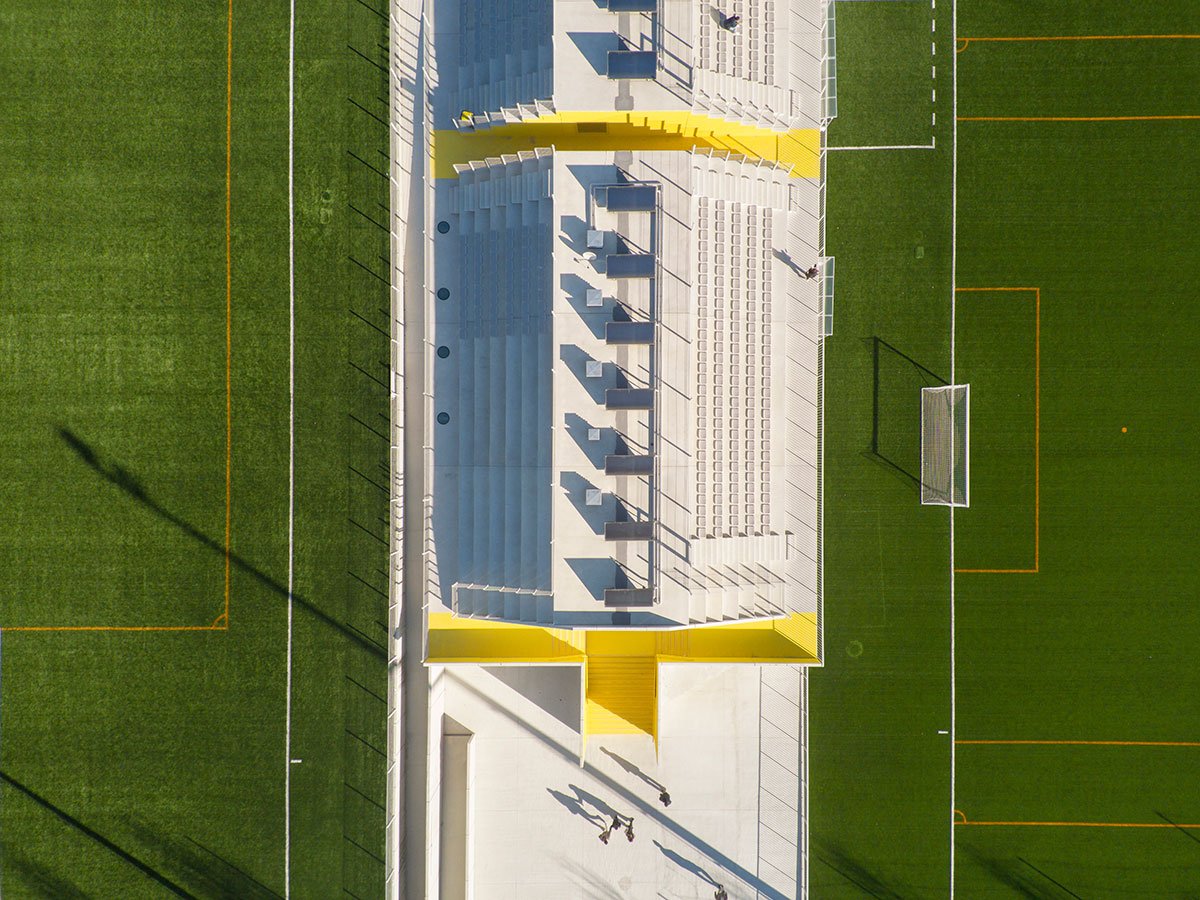Grandstand Building - Training Complex of the Municipal Stadium in Aveiro | SUMMARY